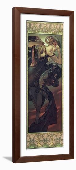 The Moon and the Stars: Evening Star, 1902-Alphonse Mucha-Framed Premium Giclee Print