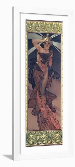 The Moon and the Stars: Morning Star, 1902-Alphonse Mucha-Framed Giclee Print