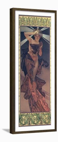 The Moon and the Stars: Morning Star, 1902-Alphonse Mucha-Framed Premium Giclee Print