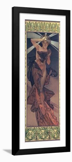 The Moon and the Stars: Morning Star, 1902-Alphonse Mucha-Framed Premium Giclee Print