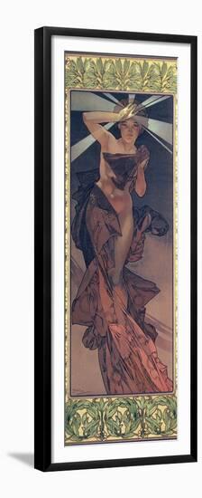 The Moon and the Stars: Morning Star, 1902-Alphonse Mucha-Framed Premium Giclee Print