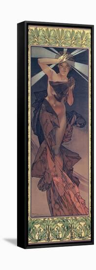 The Moon and the Stars: Morning Star, 1902-Alphonse Mucha-Framed Stretched Canvas