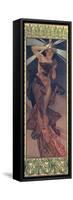 The Moon and the Stars: Morning Star, 1902-Alphonse Mucha-Framed Stretched Canvas