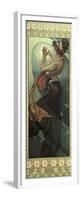 The Moon and the Stars: Pole Star, 1902-Alphonse Mucha-Framed Premium Giclee Print