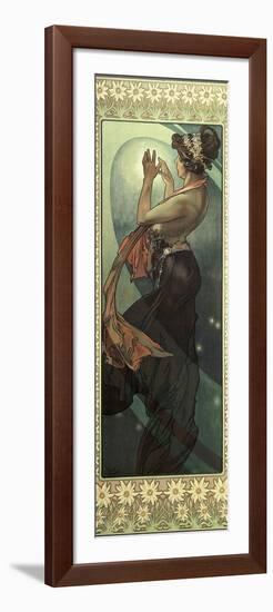 The Moon and the Stars: Pole Star, 1902-Alphonse Mucha-Framed Premium Giclee Print