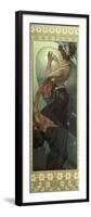 The Moon and the Stars: Pole Star, 1902-Alphonse Mucha-Framed Giclee Print