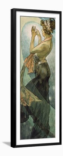 The Moon and the Stars: Pole Star, 1902-Alphonse Mucha-Framed Premium Giclee Print