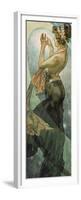 The Moon and the Stars: Pole Star, 1902-Alphonse Mucha-Framed Premium Giclee Print