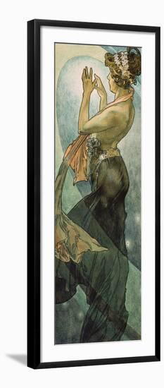 The Moon and the Stars: Pole Star, 1902-Alphonse Mucha-Framed Giclee Print