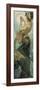 The Moon and the Stars: Pole Star, 1902-Alphonse Mucha-Framed Giclee Print