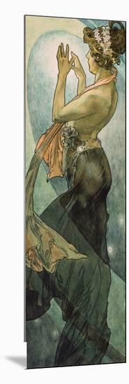 The Moon and the Stars: Pole Star, 1902-Alphonse Mucha-Mounted Giclee Print