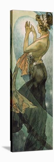 The Moon and the Stars: Pole Star, 1902-Alphonse Mucha-Stretched Canvas