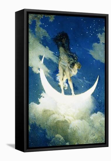 The Moon and the Stars-Edwin Howland Blashfield-Framed Stretched Canvas
