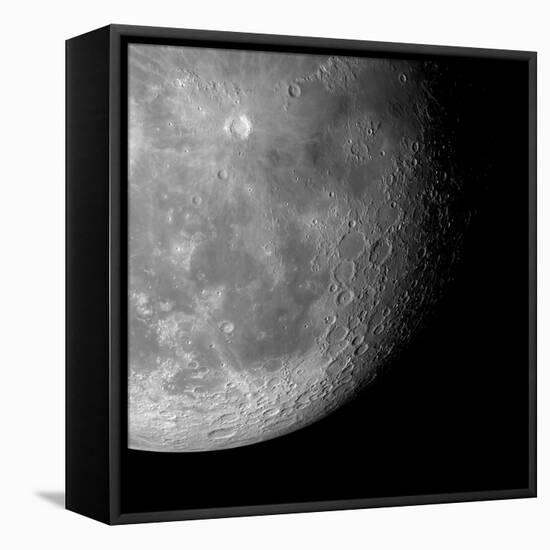 The Moon From Space, Artwork-Detlev Van Ravenswaay-Framed Stretched Canvas