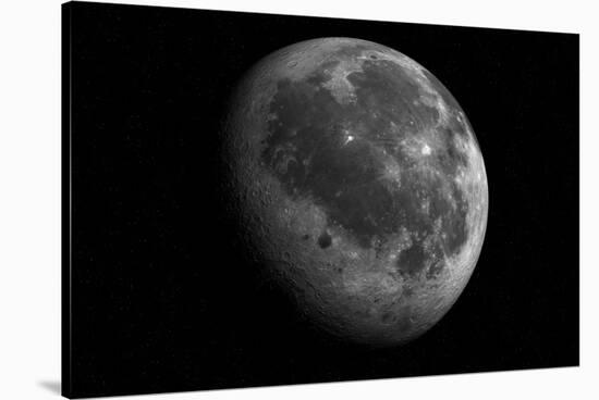 The Moon From Space-Detlev Van Ravenswaay-Stretched Canvas