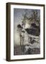 ..The Moon, Like to a Silver Bow New-Bent in Heaven-Arthur Rackham-Framed Giclee Print