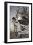 ..The Moon, Like to a Silver Bow New-Bent in Heaven-Arthur Rackham-Framed Giclee Print