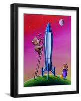 The Moon Mission-Cindy Thornton-Framed Art Print