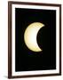 The Moon Partially Covers the Sun During the Peak of an Annular Eclipse Seen from Tel Aviv-null-Framed Photographic Print