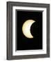 The Moon Partially Covers the Sun During the Peak of an Annular Eclipse Seen from Tel Aviv-null-Framed Photographic Print