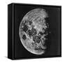 The Moon Photographed on the Tenth Day of the Lunar Cycle-null-Framed Stretched Canvas
