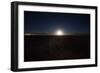 The Moon Rises over a Dead Train Line in Uyuni-Alex Saberi-Framed Premium Photographic Print