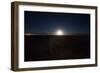 The Moon Rises over a Dead Train Line in Uyuni-Alex Saberi-Framed Photographic Print