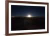 The Moon Rises over a Dead Train Line in Uyuni-Alex Saberi-Framed Photographic Print