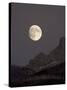 The Moon Rising, Glacier National Park, Montana, USA-James Hager-Stretched Canvas