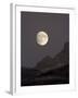 The Moon Rising, Glacier National Park, Montana, USA-James Hager-Framed Photographic Print