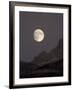 The Moon Rising, Glacier National Park, Montana, USA-James Hager-Framed Photographic Print