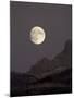 The Moon Rising, Glacier National Park, Montana, USA-James Hager-Mounted Photographic Print