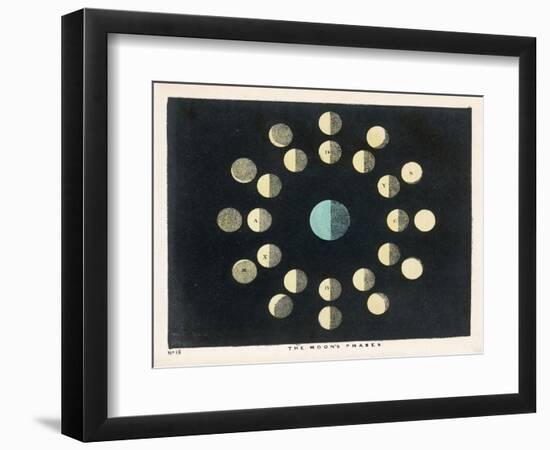 The Moon's Phases-Charles F. Bunt-Framed Art Print