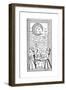 The Moon, Tarot Card, 14th Century-null-Framed Giclee Print