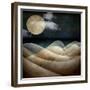 The Moon the Sea-null-Framed Giclee Print