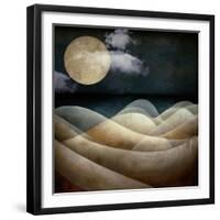 The Moon the Sea-null-Framed Giclee Print