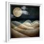 The Moon the Sea-null-Framed Giclee Print