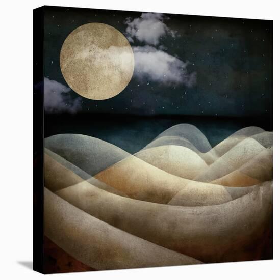 The Moon the Sea-null-Stretched Canvas