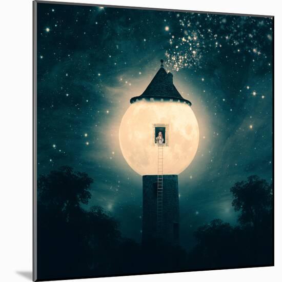 The Moon Tower-Paula Belle Flores-Mounted Art Print