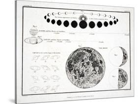 The Moon, Venus and Saturn (Plate XXX), 1822-null-Stretched Canvas