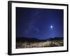 The Moon, Venus, Mars and Spica in a Quadruple Conjunction-Stocktrek Images-Framed Photographic Print