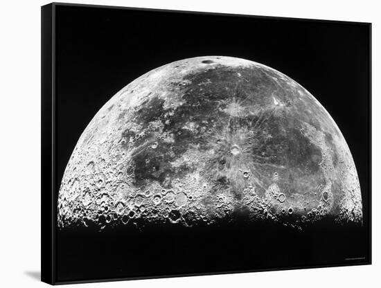 The Moon-Stocktrek Images-Framed Stretched Canvas