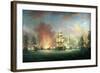 The Moonlight Battle: the Battle off Cape St. Vincent, 16th January 1780-Richard Paton-Framed Giclee Print