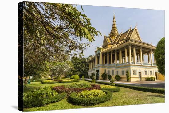 The Moonlight Pavilion, Royal Palace, in the Capital City of Phnom Penh, Cambodia, Indochina-Michael Nolan-Stretched Canvas