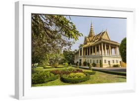 The Moonlight Pavilion, Royal Palace, in the Capital City of Phnom Penh, Cambodia, Indochina-Michael Nolan-Framed Photographic Print