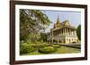 The Moonlight Pavilion, Royal Palace, in the Capital City of Phnom Penh, Cambodia, Indochina-Michael Nolan-Framed Photographic Print