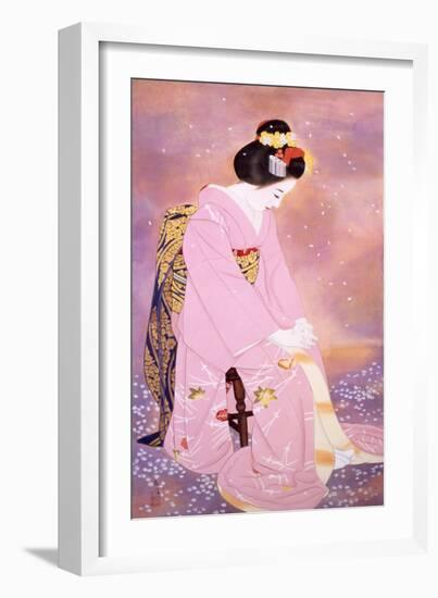 The Moonlight Shadow in Spring-Goyo Otake-Framed Giclee Print