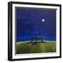 The Moonlit Bench-Chris Ross Williamson-Framed Giclee Print