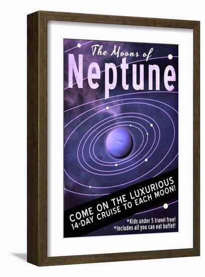 The Moons of Neptune-Lynx Art Collection-Framed Art Print