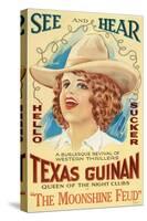 The Moonshine Feud, Texas Guinan, 1920-null-Stretched Canvas
